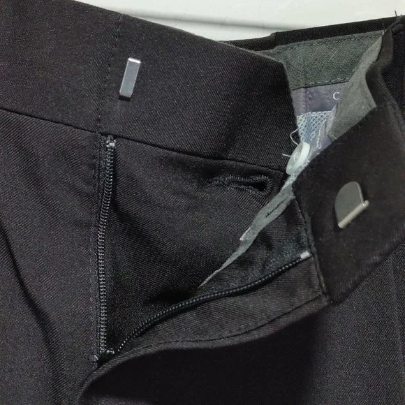 Haggar Premium Comfort 4 Way Stretch Classic Pleated Dress Pants 37 x 34